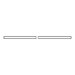 Cooker Control Panel Seal - 130mm
