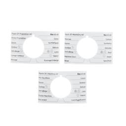 programme plate, knob, adhesive