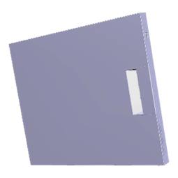 luckans ytterpanel, svart