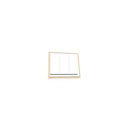 Deur voor diepvriezer - Wit - 538x644mm