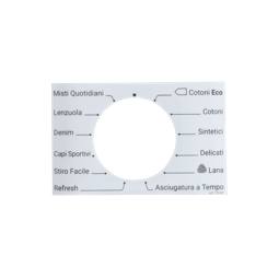 programme plate, knob, adhesive, IT