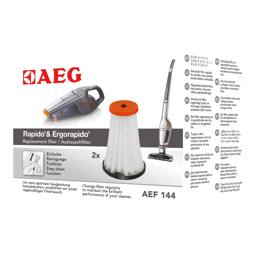 AEF144 Austauschfilter (geeignet für Rapido AG51/AG61, Ergorapido AG18/AG30/AG31/AG35), CX7 & HX6 - 2 Stück