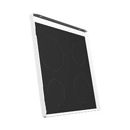 cooking top with frame,white,596x600mm
