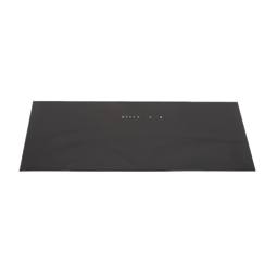 GLASS PANEL,UPPER,BLACK