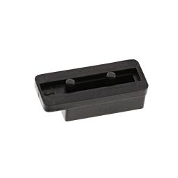 push button, black,