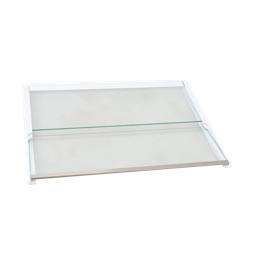 ripiano vetro, assieme, pieghevole, 459.5x323mm