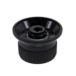 knob, thermostat, black, 0-250
