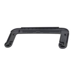 basket handle, front, dark grey,
