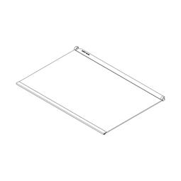 glass shelf,complete,neutral,677x410.1mm
