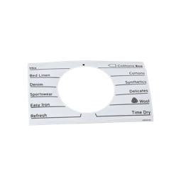 programme plate, knob, adhesive, EN