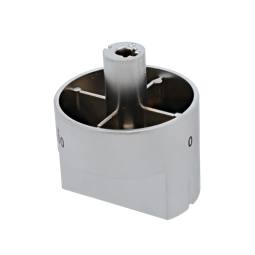 knob, gas oven, chrome plated, Axes 18 mm