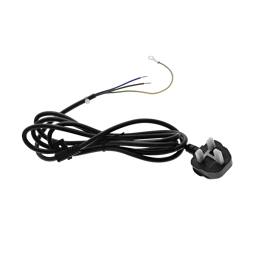 power cord, black, 2m