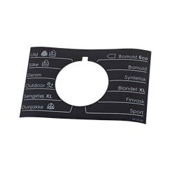 programme plate,knob,adhesive,DA