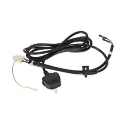 power cable, black, 2m, UKplug