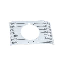 programme plate,knob,adhesive,DA
