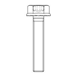 hexagon head screw, 4,2x25