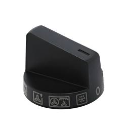 knob, function, mat black, 10+0