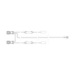 lampara espia, doble, blanco, L=410/1130mm