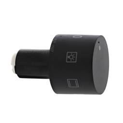 knob, function, black, 6+0