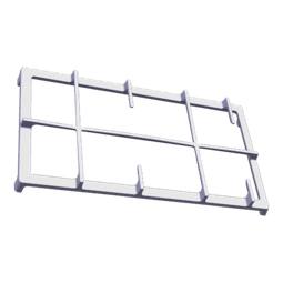 grille, tôle du support, gauche,