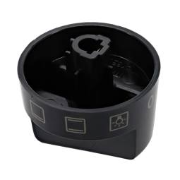 knob, function, black, 9+0