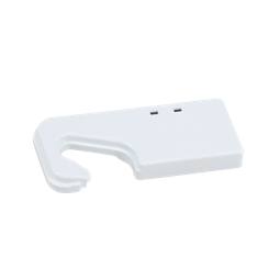 hinge cover, top, right, WHT