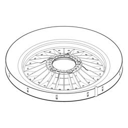 flange, drum, bottom