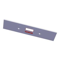 BEDIENBLENDE,INOX,60CM, HEXAGO