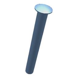 shaft, roller, foot, d6x51.9mm