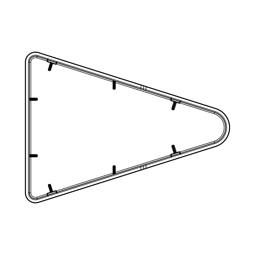 hinge cover, upper, 7809,77.9x9.7mm