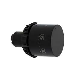 KNEBEL,THERMOSTAT,SCHWARZ,0-25