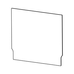 dörrglas, 550x471.5mm