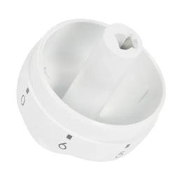 White Hob Control Knob