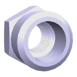 nut, convection fan, LH M6