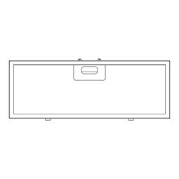 Fettfilter, oben, 426,5x153,2x4,2