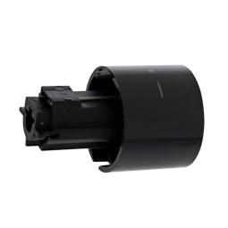 bouton, sélecteur, noir