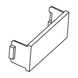 wtyczka,zawias drzwi,bialy,7801, 31x66mm