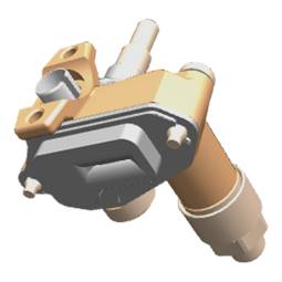 rubinetto gas,semirapido,d=0.32 G20-25mbar