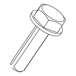 screw, M4X1.75X14,HEX