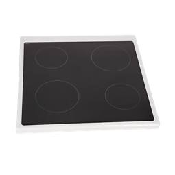cooking top with frame,white,596x600mm