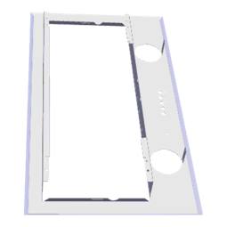 Frame, mat, black, BOLD 541,6 AEG