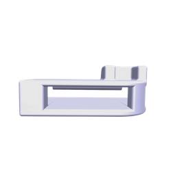 holder, glass shelf, right,