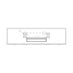Bedienblende, Inox, AEG