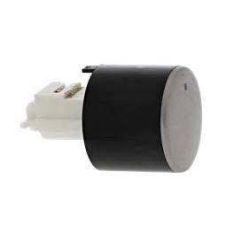 knob, thermostat, black