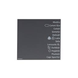 programme plate, adhesive