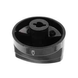 Black Gas Hob Control Knob