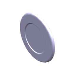 cappello bruciatore,piccolo,nero opaco