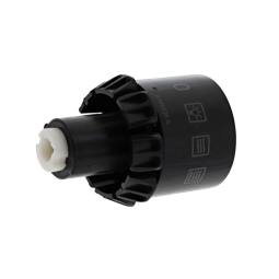 knob, function, black, 9+0
