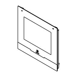 Sestava skla dverí - 493x463mm