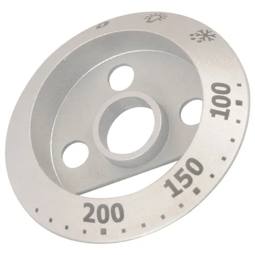 Silver Main Oven Control Knob Bezel